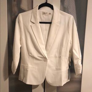 Eliza J white blazer